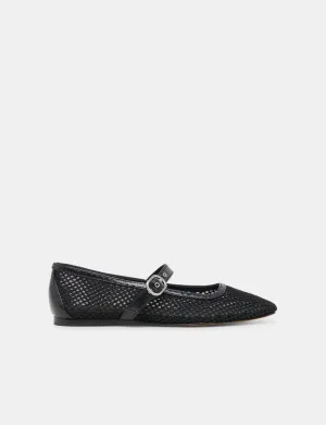 Rodni Woven Mesh Flat, Black