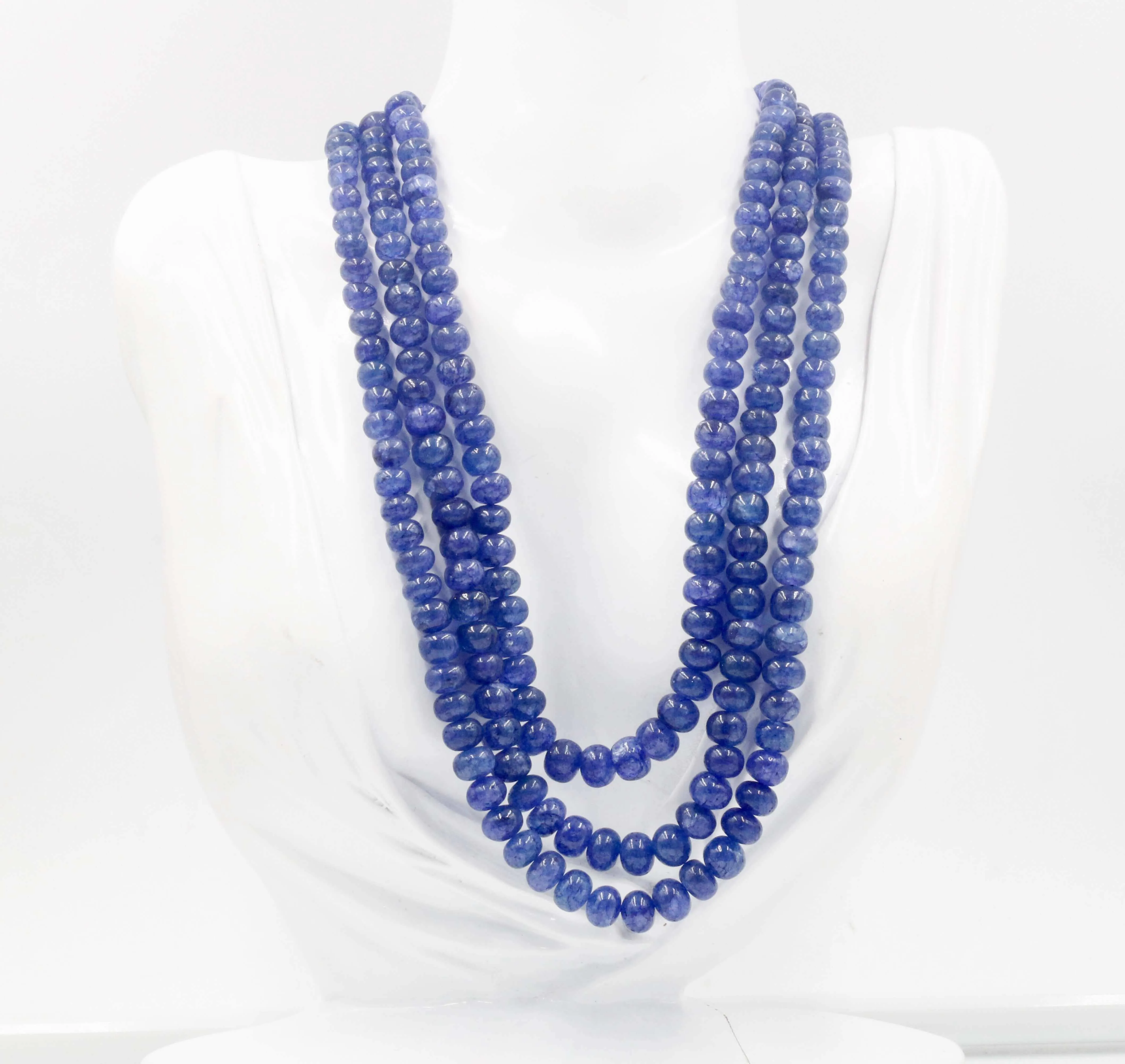 Russian Tanzanite Quartz Necklace Gemstone Aventurine Necklace Gemstone Necklace Quartz Necklace Blue Violet Necklace SKU 6142976