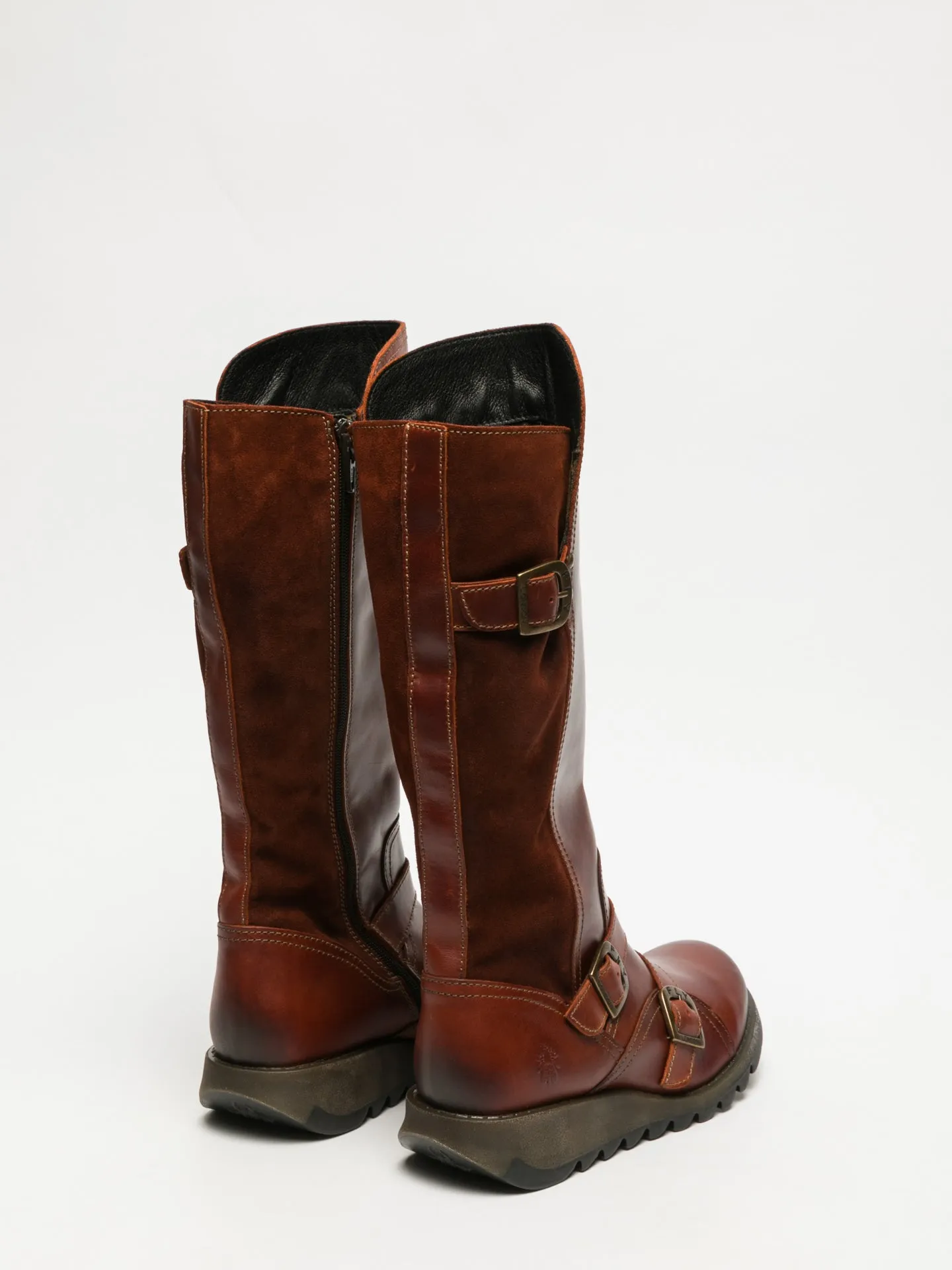 SaddleBrown Knee-High Boots