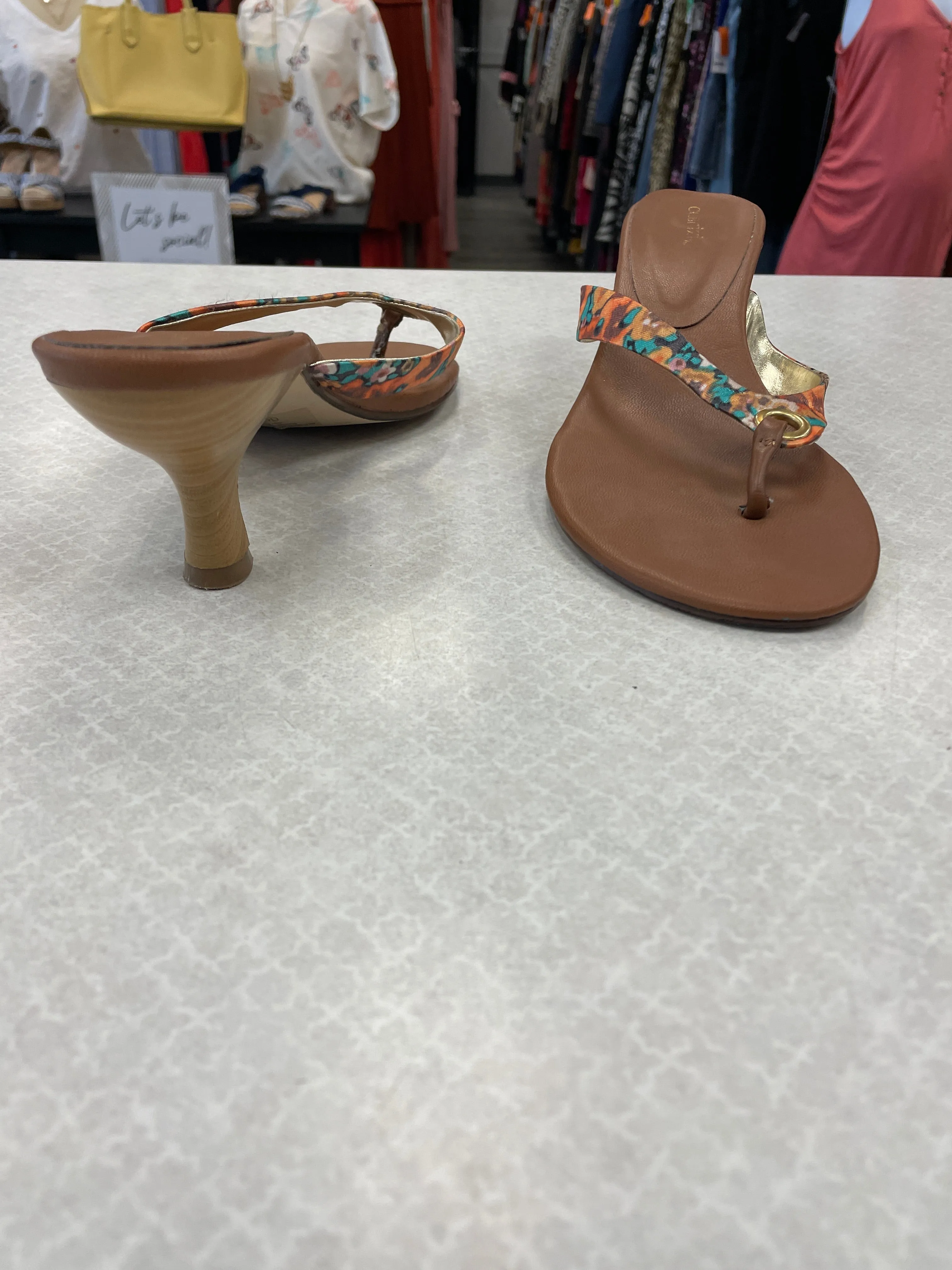 Sandals Heels Kitten By Clothes Mentor  Size: 10