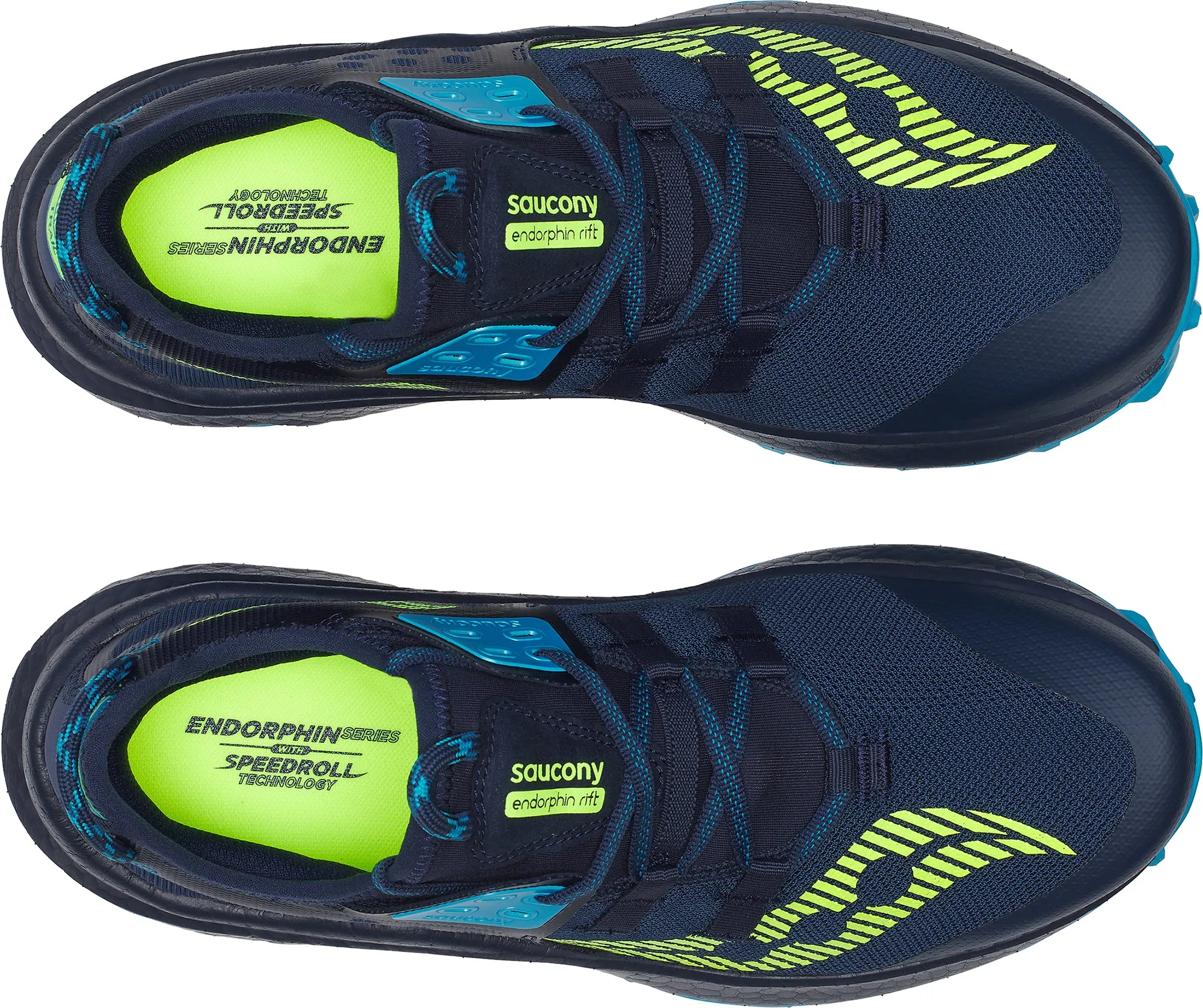 Saucony Endorphin Rift Mens Trail Running Shoes - Navy