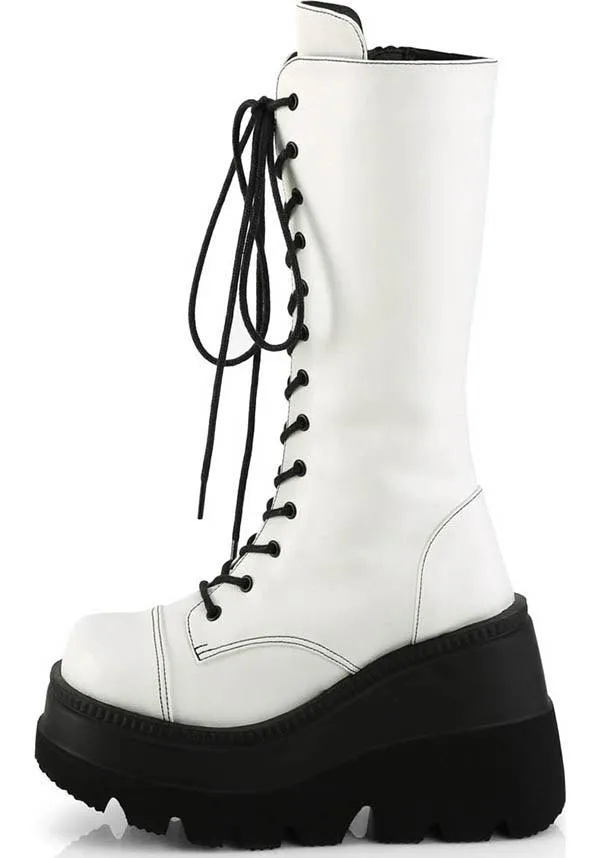 SHAKER-72 [White] | PLATFORM BOOTS [PREORDER]