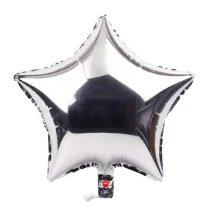 Silver star foil Balloon