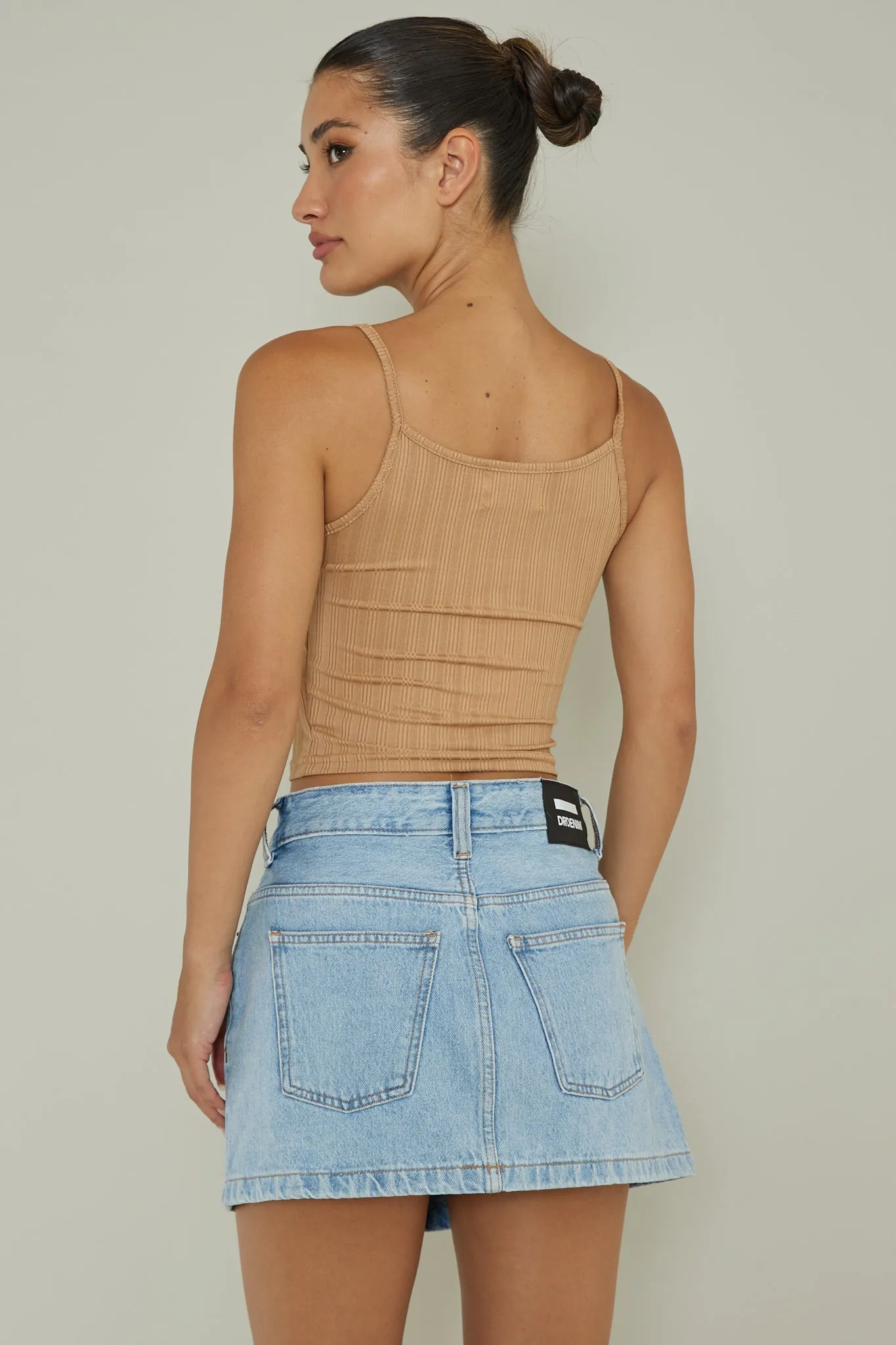 Sold Out Ribbed Cami Top Mocha