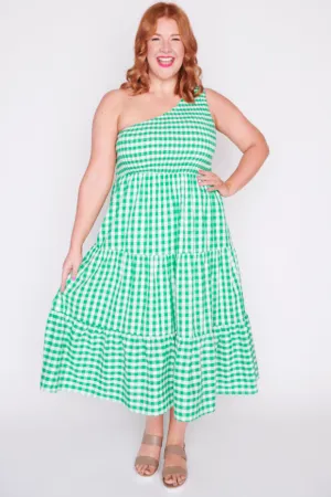 Spencer Green Gingham Dress