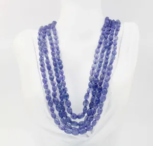 Tanzanite Quartz Necklace Gemstone Necklace Violet Necklace Gemstone Necklace Quartz Necklace Blue Violet Necklace SKU 6142940