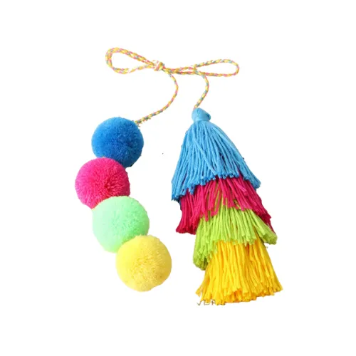 Tassel Pom Pom in Tropical