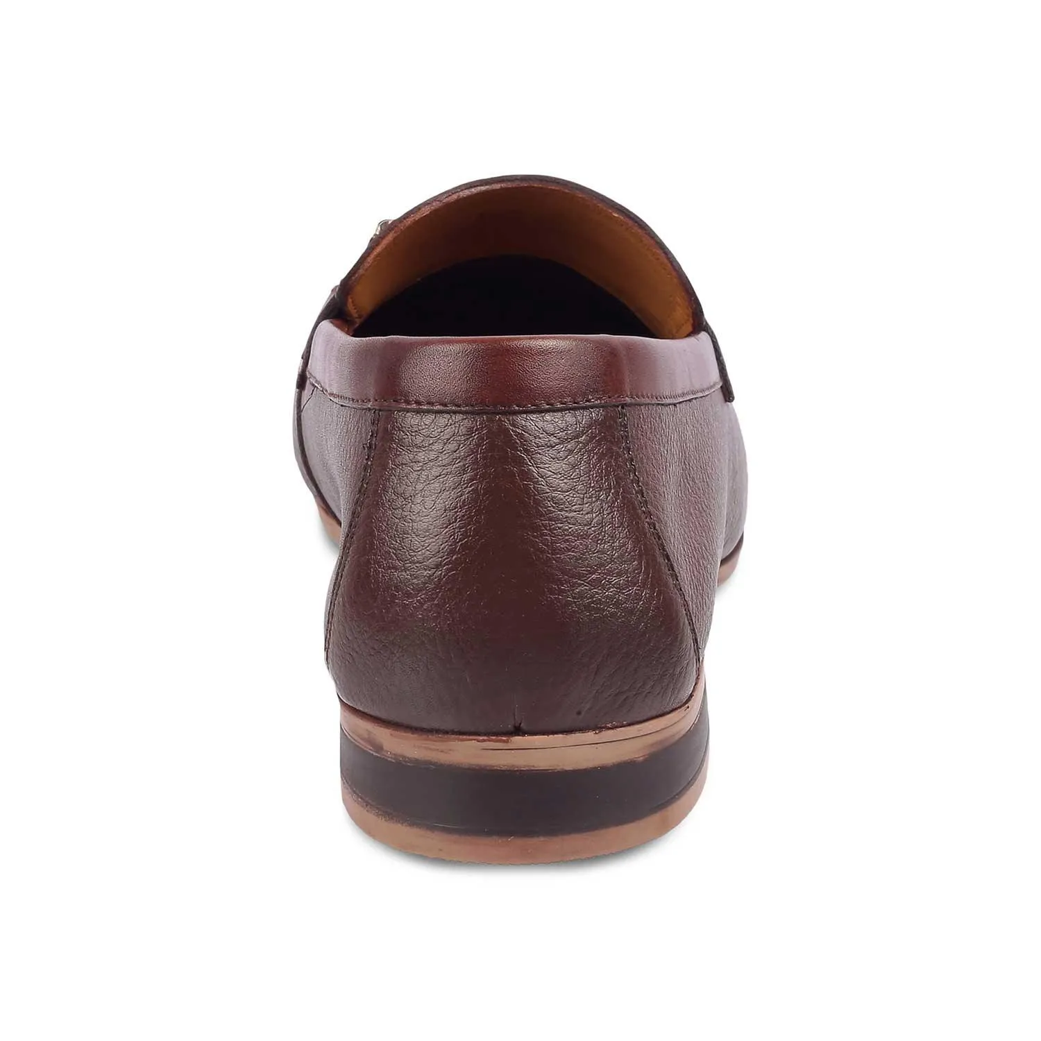 The Bone Brown Men's Leather Loafers Tresmode