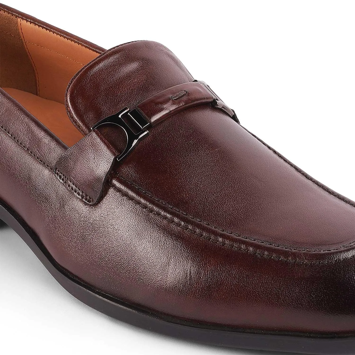 Tresmode Rofel Brown Men's Leather Loafers