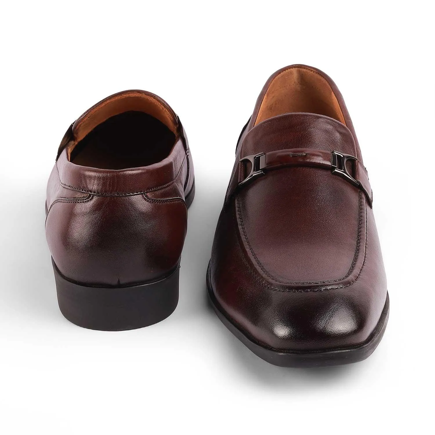 Tresmode Rofel Brown Men's Leather Loafers