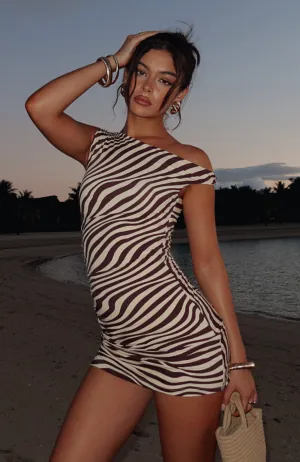 Trip Of A Lifetime Mini Dress Caribbean Waves