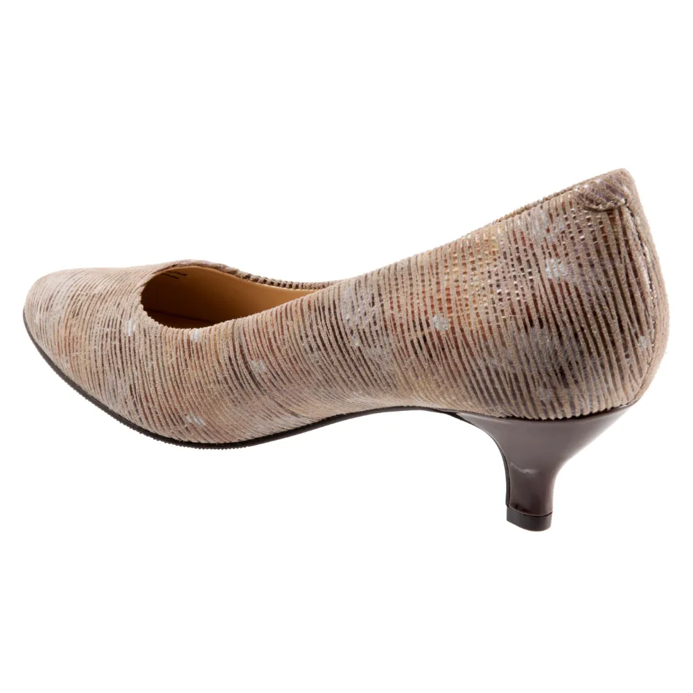 Trotters Kiera Tan Multi Leather Heel (Women's)