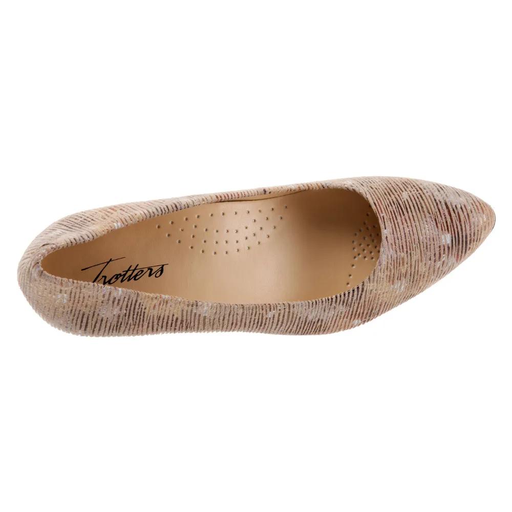 Trotters Kiera Tan Multi Leather Heel (Women's)