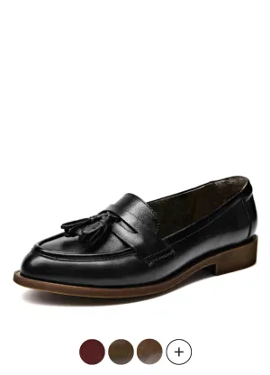 USS Shoes Billy Women's Leather Loafer Shoes