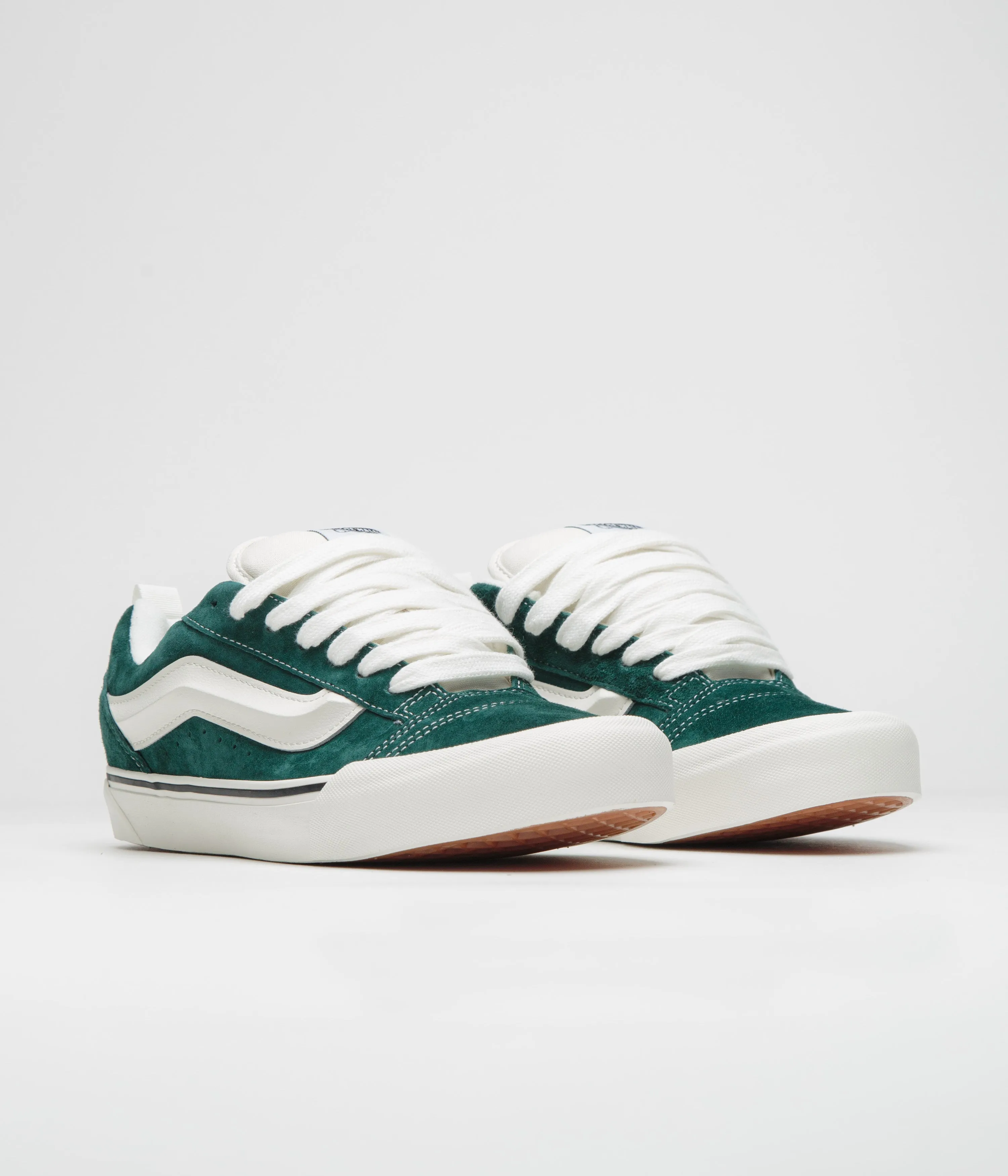 Vans Knu Skool Shoes - Pig Suede Green