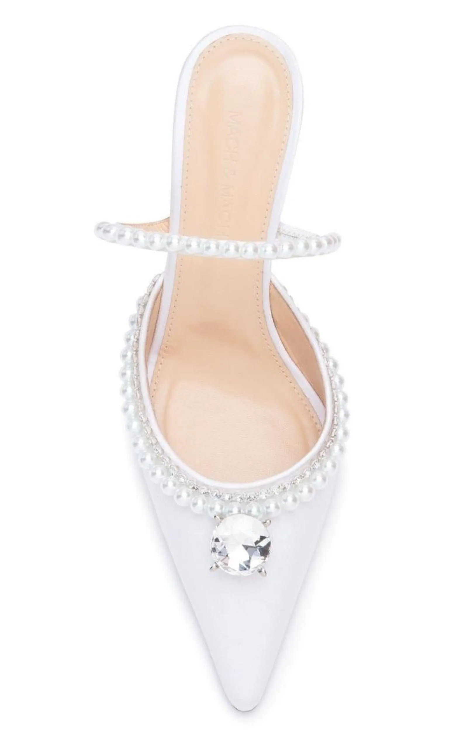 White Diamond & Pearl 65 Heels