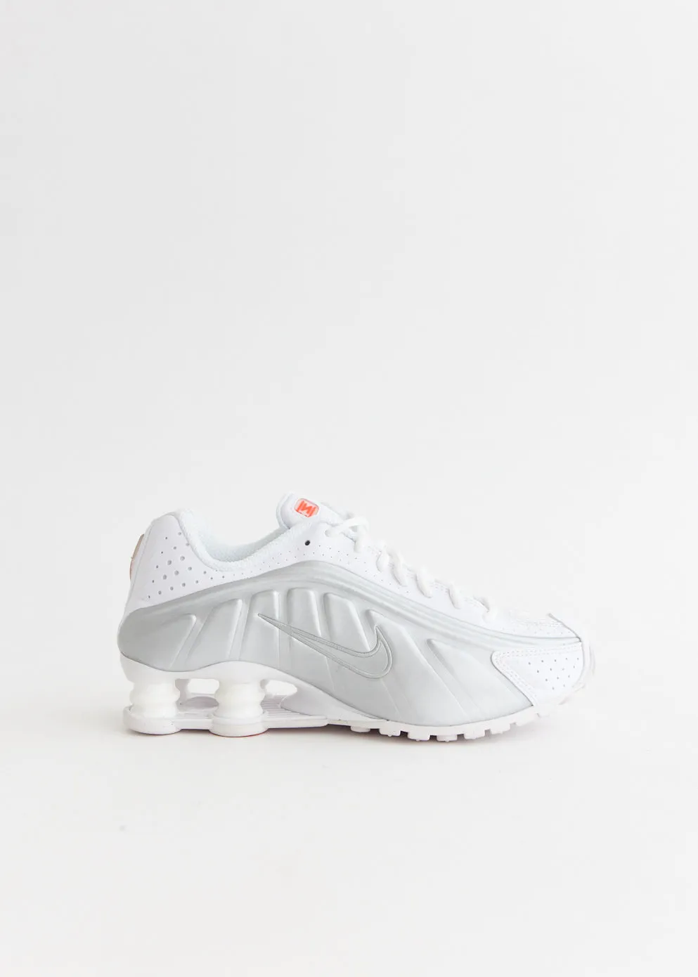 Women's Shox R4 'White Metallic Silver' Sneakers