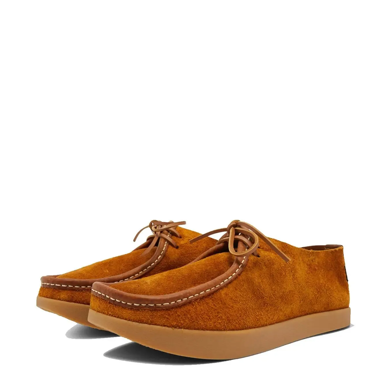 Yogi Willard Reverse Vamp Shoe Chestnut Brown