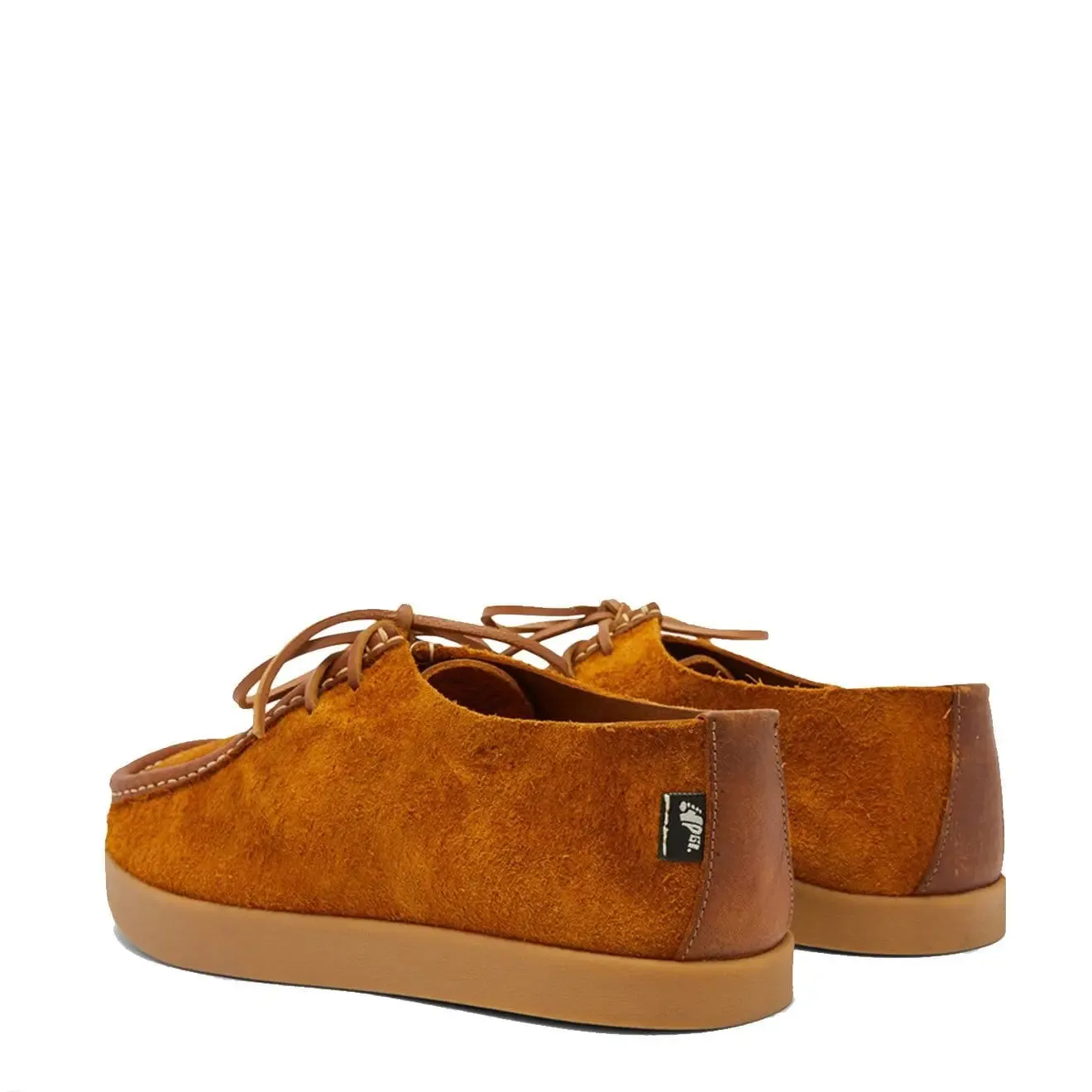 Yogi Willard Reverse Vamp Shoe Chestnut Brown