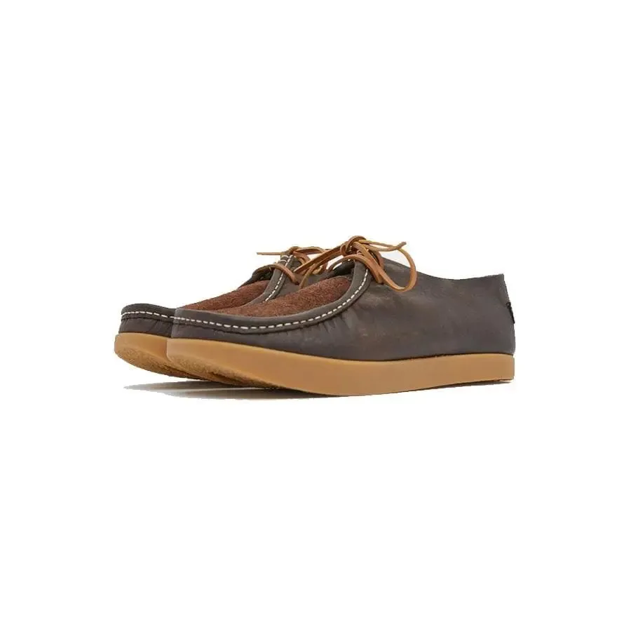 Yogi Willard Reverse Vamp Shoe Dark Brown