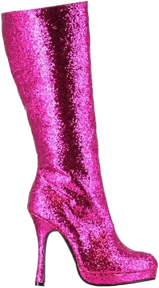 Zara-421 Glitter Knee Boots