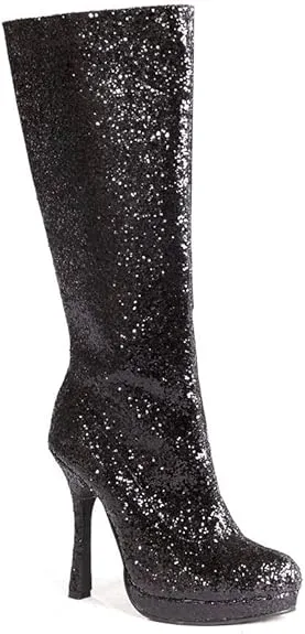 Zara-421 Glitter Knee Boots